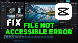 How to Fix Capcut File Not Accessible Error [upl. by Biagi]