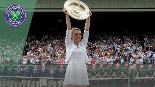 Wimbledon 2019 ladies singles trophy presentation [upl. by Eibloc626]