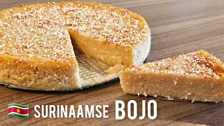 🇸🇷 Surinaamse Bojo maken kokos cassave cake receptSurinamese coconut cassave cake recipe [upl. by Palumbo197]