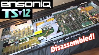 Ensoniq TS12 Disassembly  Remove Keys [upl. by Attiuqehs]