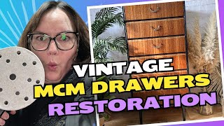 MidCentury Makeover Magic Revive Old Furniture Vintage Furniture Restoration [upl. by Sik]