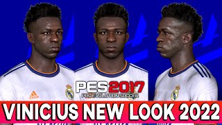 PES 2017 VINICIUS JR NEW FACE amp HAIRSTYLE [upl. by Yeldahc382]