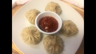 Quick and easy moms vegetarian steamed momos recipe  Veg dumpling recipe  vegetable dim sum [upl. by Queridas318]