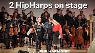 2 HipHarps on Stage · Deborah HensonConant amp Evelyn Huber · Philharmonie Salzburg · Elisabeth Fuchs [upl. by Gnes983]