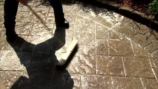 How to clean efflorescence and restore my pavers with Gator Efflorescence Cleaner [upl. by Landing]