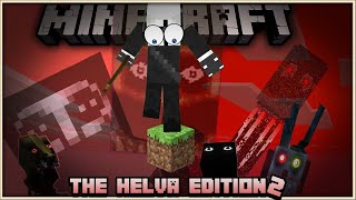 TEK BLOKTA BİLE EBEMİ GONDİKLEDİLER  MinecraftHelva Edition 2 Canlı Yayın [upl. by Yekcim670]