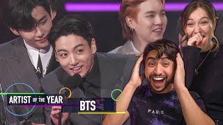 BTS AMA 2021 Performance  Award REACTION [upl. by Tibold214]