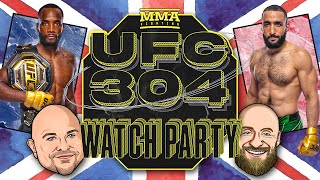 UFC 304 Edwards vs Muhammad 2 LIVE Stream  Aspinall vs Blaydes 2  Main Card Watch Party [upl. by Shiroma718]