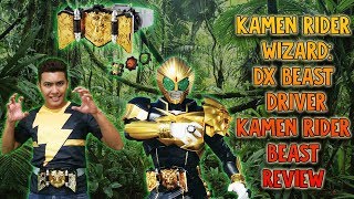 Kamen Rider Wizard  DX Beast Driver Kamen Rider Beast Review [upl. by Esinehc199]