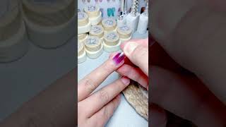 Simple nail with Poly gel nails viralnails nailart [upl. by Claudianus]