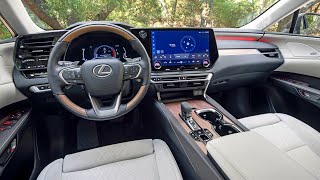 2023 Lexus RX  Full INTERIOR Details Features Ambient lighting amp Trunk [upl. by Habeh220]