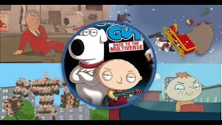 Family Guy Back to the Multiverse  All Boss Fights No Damage [upl. by Bradford396]