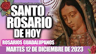 SANTO ROSARIO DE HOY MARTES 12 DE DICIEMBRE DE 2023🌷🌺MISTERIOS DOLOROSOSROSARIOS GUADALUPANOS [upl. by Iblok]