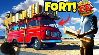 UPGRADING My FORT Van to Protect the Cats in The Long Drive Mods [upl. by Iives]