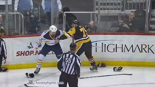 Zach Bogosian vs Ryan Reaves Dec 2 2017 [upl. by Nwaf665]