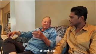 Salim Khan Sahab about Salim Khan Fans  Salim Khan Sahab  Atul Agnihotri  beingLohit [upl. by Sandell]