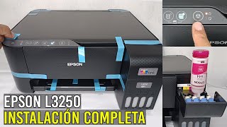 Cómo INSTALAR Impresora EPSON L3250 por PRIMERA VEZPaso a Paso [upl. by Paderna]