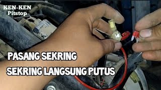 Penyebab Sekring Motor Sering PutusYamaha Fino 125 dan Untuk Semua Motor [upl. by Wiatt228]