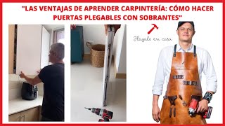 quotLas Ventajas de Aprender Carpintería Cómo Hacer Puertas Plegables con Sobrantesquot [upl. by Akered]