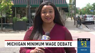 Push to increase Michigan minimum wage to 15 [upl. by Eibor]