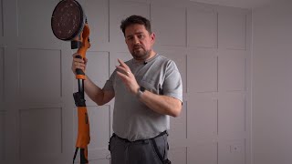 Drywall sander Evolution R225DWS Review [upl. by Anytsyrk]