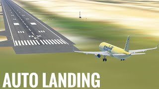 Infinite Flight Auto Pilot Landing  Infinite Flight Simulator Gameplay Android  Infinite Flight [upl. by Yrag]