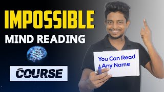 Mind Reading Course  Mind Reading Name Trick  Mind Reading Kaise Sikhe [upl. by Enaillil]