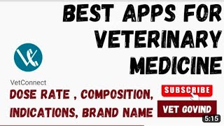 Best apps of Veterinary medicine for veterinary students medicine veterinary vetmedicine [upl. by Kora]