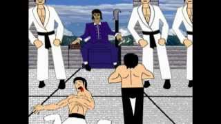 Bruce Lee vs Bolo animated fight scene c2003 [upl. by Burl]