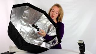 CowboyStudio Octagon Umbrella Speedlite Softbox [upl. by Budworth]