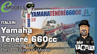 Italeri 19 Yamaha Ténéré 660cc Paris Dakar 1986  Part 1 4642 [upl. by Tressa]