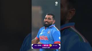 Mohammed Shamis sensational matchwinning spell against England at CWC23 🤩cricket [upl. by Stoddart]