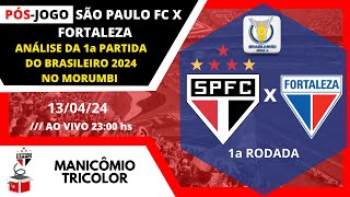 PÓS JOGO  SÃO PAULO FC X FORTALEZA  BRASILEIRO 2024 [upl. by Prochora]