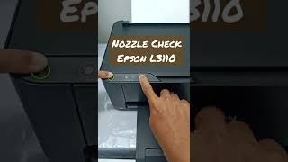 Epson L3110 Nozzle Check [upl. by Beck666]