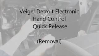 Veigel Detroit Electronic Hand Controls  Quick Release system [upl. by Ijat917]