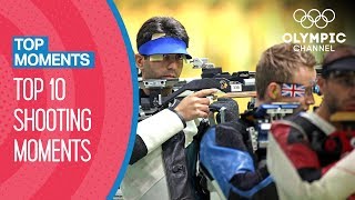 Top 10 Shooting Moments at the Olympics  Top Moments [upl. by Leschen337]