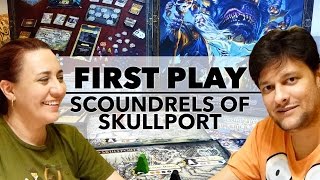 First Play Scoundrels of Skullport 2013 boardgames [upl. by Meer]