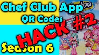 Shopkins Season 6 Chef Club App Hack Scan QR Codes from Video Part 2 [upl. by Atirahs]