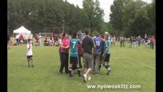 Bosnian Soccer Tournament Part 1  fist fight [upl. by Oiramal400]