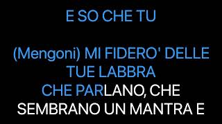 Mi Fiderò  Marco Mengoni feat Madame Base Musicale Karaoke Cover [upl. by Shinberg705]