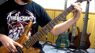 Deeds of flesh  Unearthly Invent On bass guitar [upl. by Sibyls]