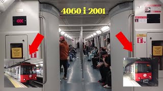 Viatjant amb unitats desaparegudes del Metro de Barcelona la S4060 i la S2001 [upl. by Retepnhoj738]