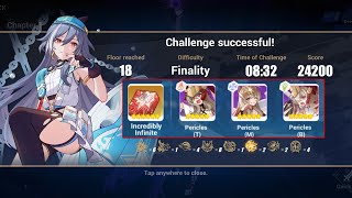 Honkai impact 3 Meme Girl Herrscher of Sentience Elysian realm 69 Second half Boss Fight [upl. by Ocirred]