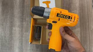 INGCO 12v Cordless Drill CDLI12428 unboxing by Buttar Enterprises 03350506506  Lahore Pakistan [upl. by Liu]