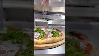 A Tasty Authentic Bresaola Pizza Baked and Prepped [upl. by Eenimod]