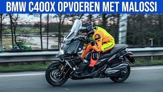 BMW C400X TUNING  BIZAR VERSCHIL [upl. by Nihsfa]