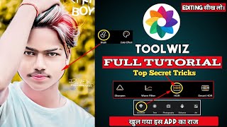 Toolwiz Oil Paint Photo Editing  Oil Paint Face Smooth Photo Editing Full Hindi Tutorial [upl. by Mildred598]