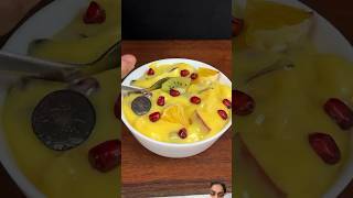 Ramadan Special Fruit Custard ASMR Cooking shorts fofor crunchytreats cooking asmr ramadan [upl. by Aenert25]