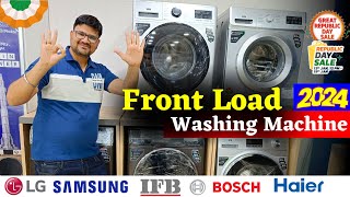 Top 5 Best Front Load Washing Machine in India 2024 ⚡ Best Front Load Washing Machine 2024 [upl. by Horowitz600]