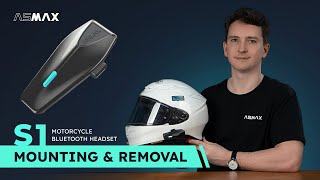 How to Install amp Remove the ASMAX S1 on Your Helmet [upl. by Eseenaj]